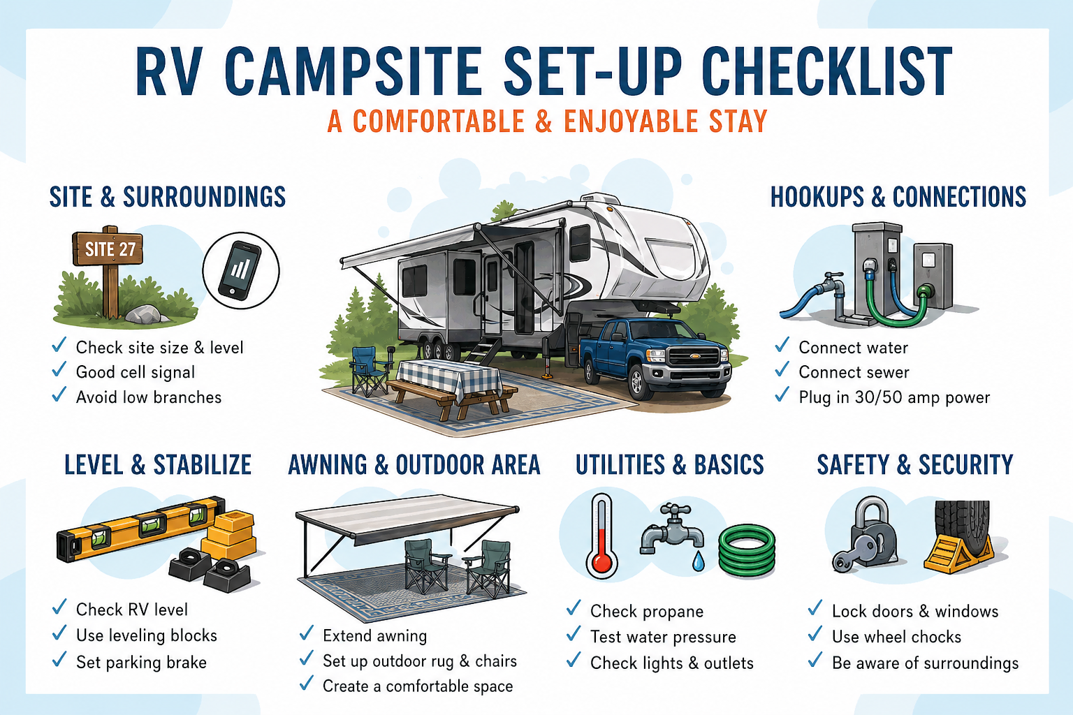 Campsite Setup Checklist