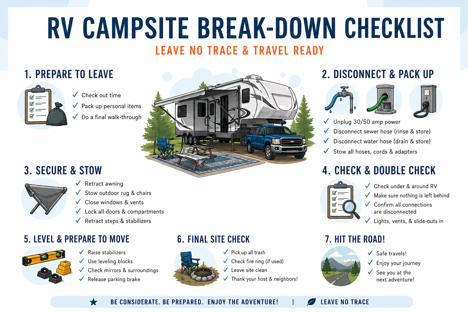 Campsite Breakdown Checklist